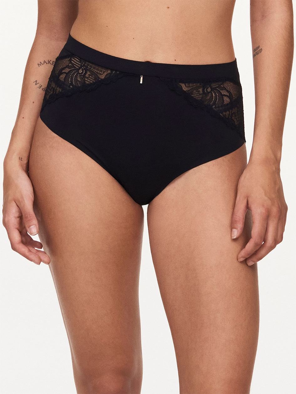 Black Chantelle Orangerie Dream High Waist Women Briefs | FDG4957GJ