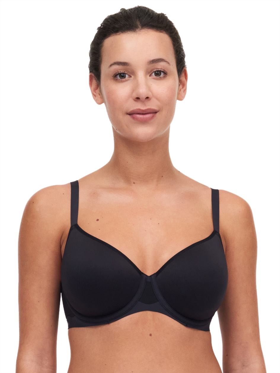 Black Chantelle Pure Light Spacer Women Bras | UIV652ZM