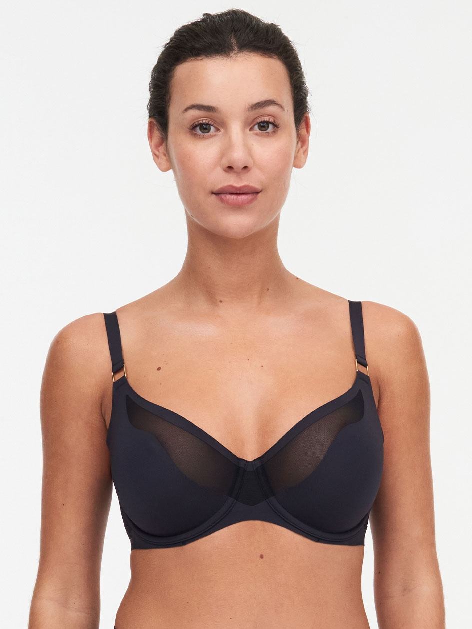 Black Chantelle Pure Light Women Unlined Bra | MBB2631RC