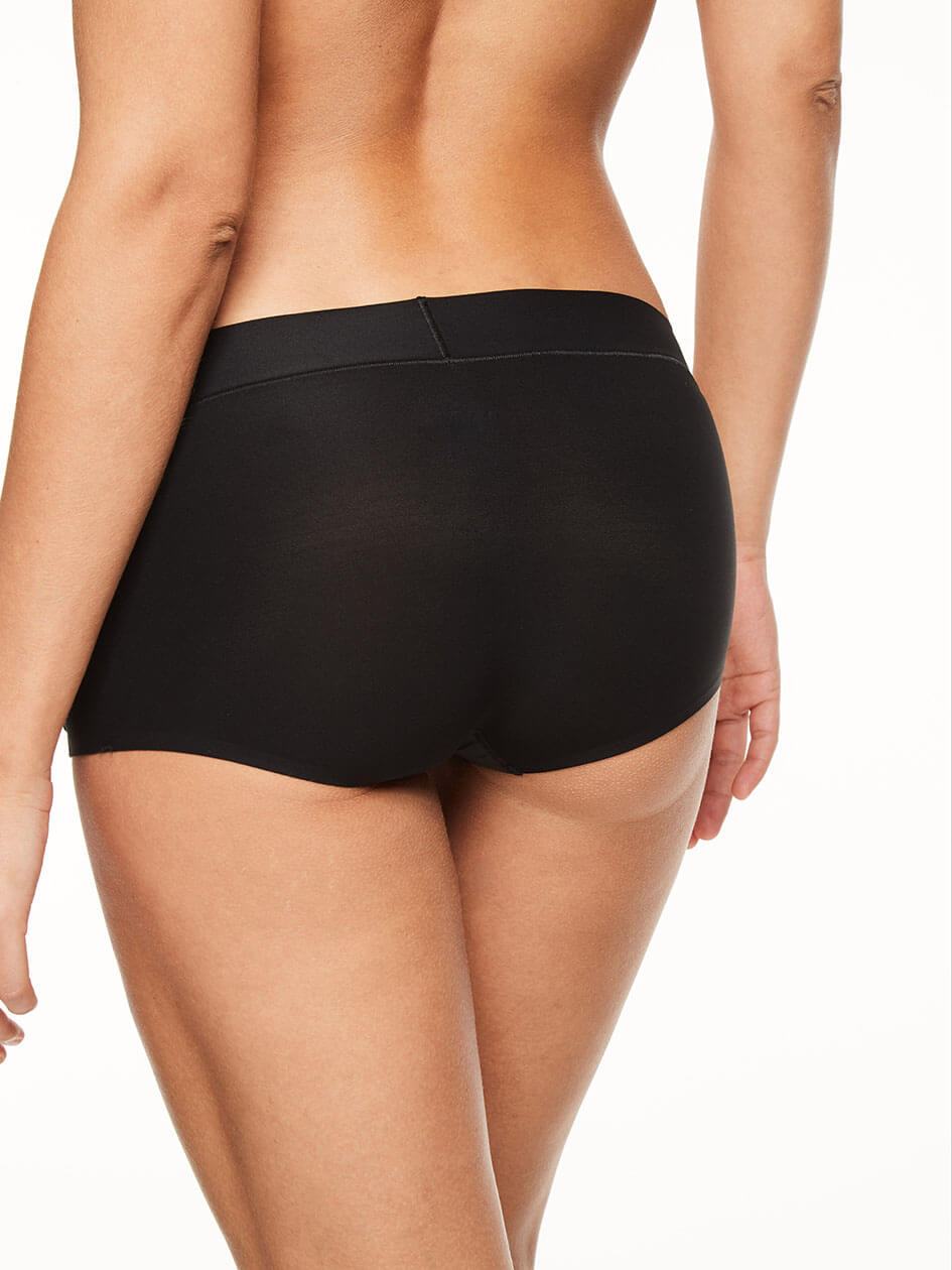 Black Chantelle SoftStretch Boyshort Women Briefs | KNH6760TS