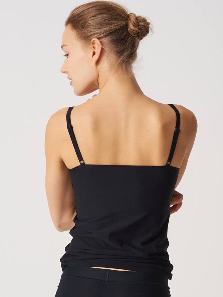 Black Chantelle SoftStretch Cami Women Tank Top | QLX5769PI