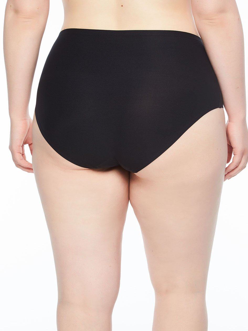 Black Chantelle SoftStretch Full Women Briefs | UVS6136UJ