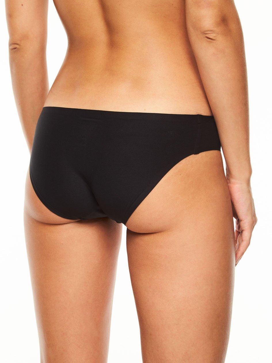 Black Chantelle SoftStretch Women Bikini Panty | ZHF8242ZI