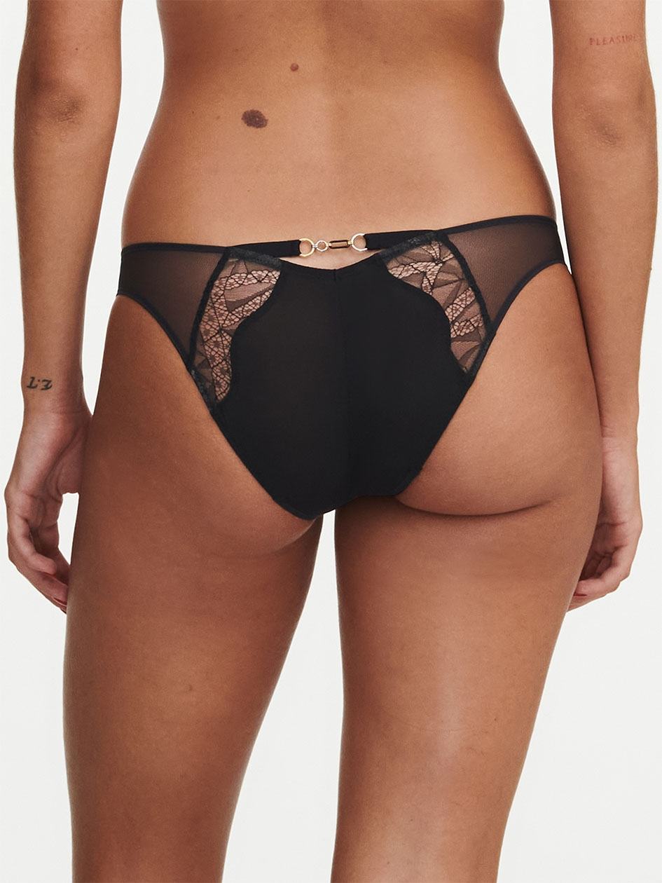 Black Chantelle Spark Women Bikini Panty | EVB1784MM