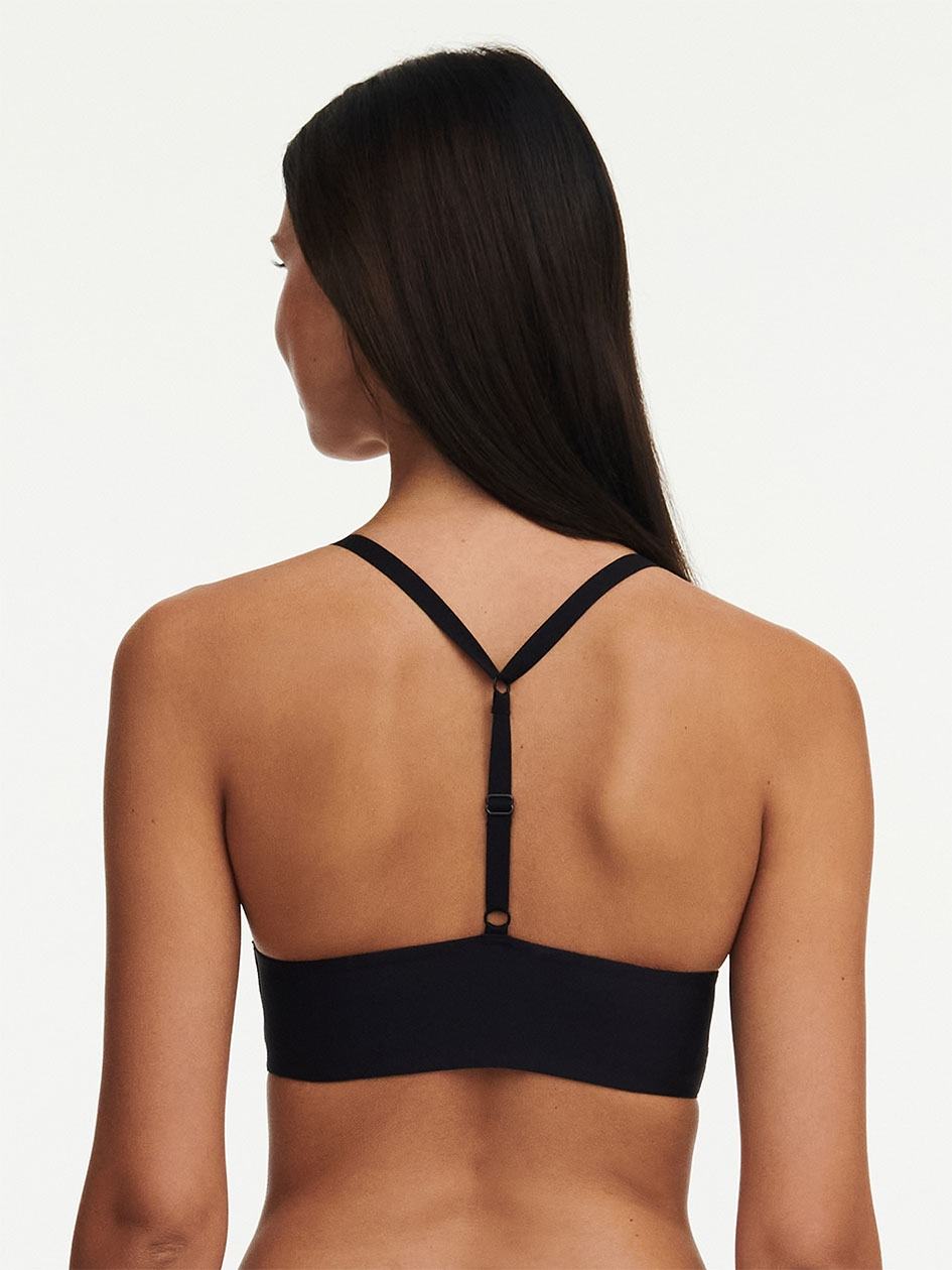 Black Chantelle Xplicit Wireless Women Bralettes | DRC768FB