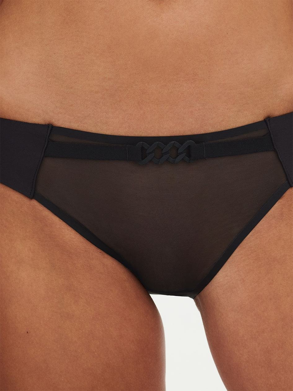 Black Chantelle Xplicit Women Bikini Panty | KNE7130ZD