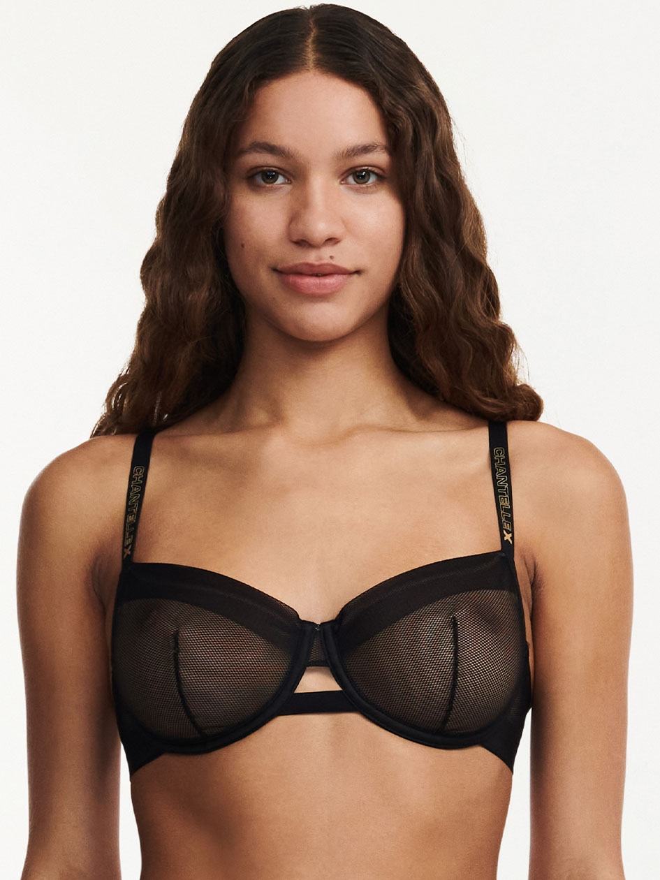 Black Chantelle Xpose Demi Women Bras | EFG3122GM