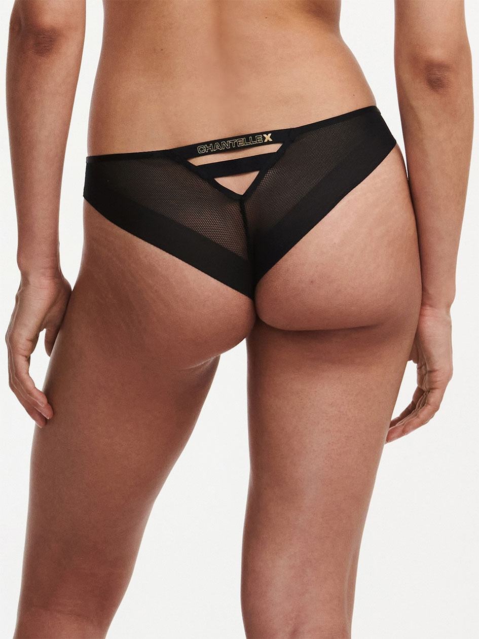 Black Chantelle Xpose Women Thong Panty | OVT3976LZ