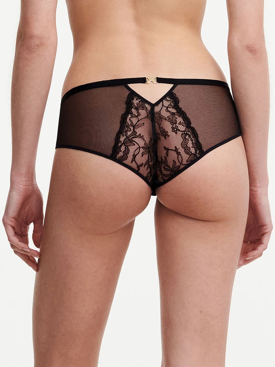 Black Chantelle tXture Women Hipster Panty | CUX917IB