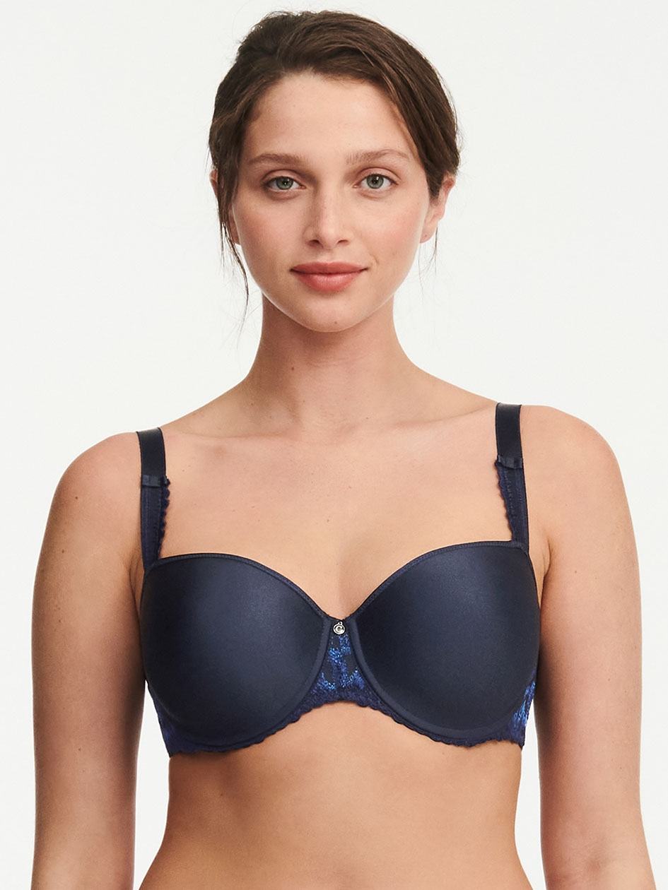 Blue Chantelle Bold Curve Custom Fit Women T-Shirt Bra | RRE28LL