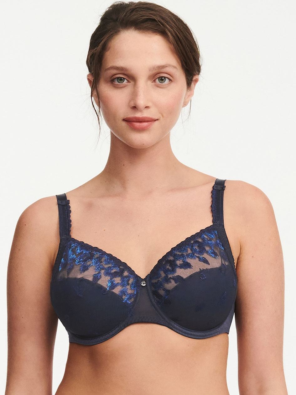 Blue Chantelle Bold Curve Full Coverage Women Unlined Bra | BAB9691HZ