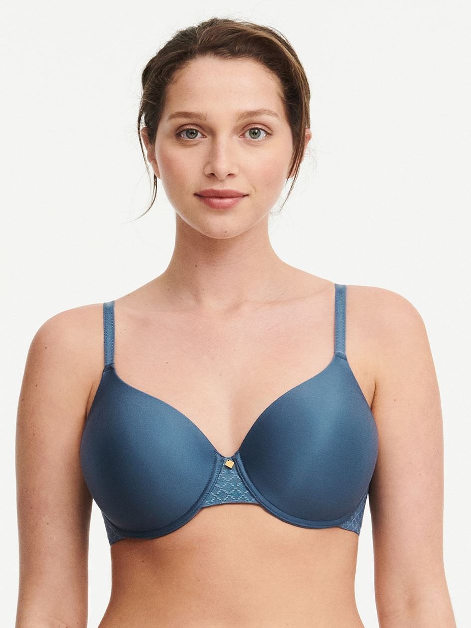 Blue Chantelle Norah Chic Comfort Flex Women T-Shirt Bra | LAJ4866OB