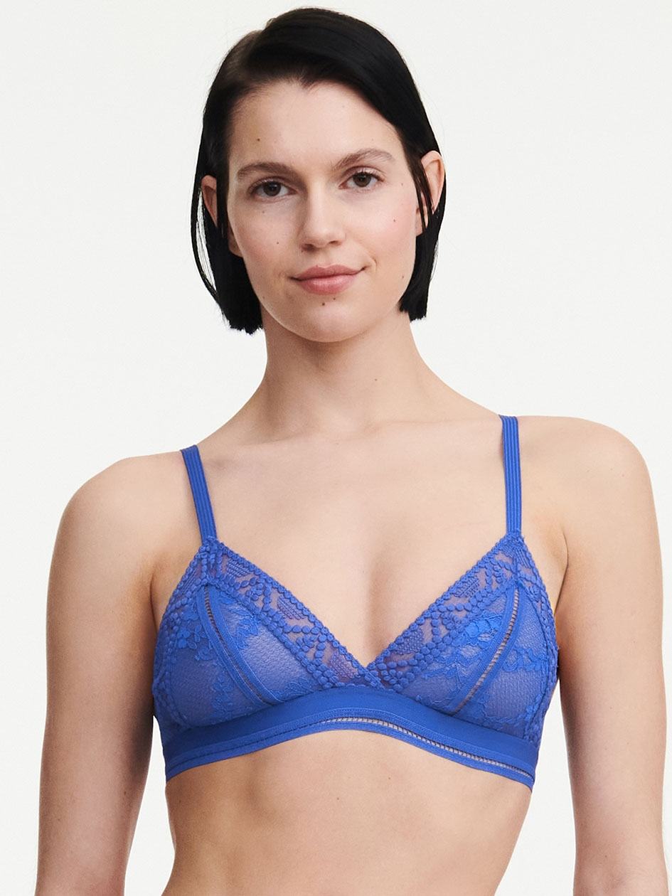 Blue Chantelle Olivia Wireless Women Bras | BPR220ZF