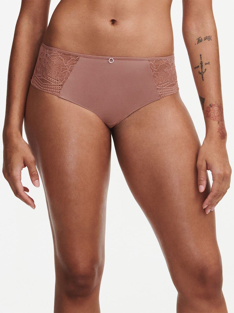 Brown Chantelle Naya Lace Women Hipster Panty | FNE2025WQ