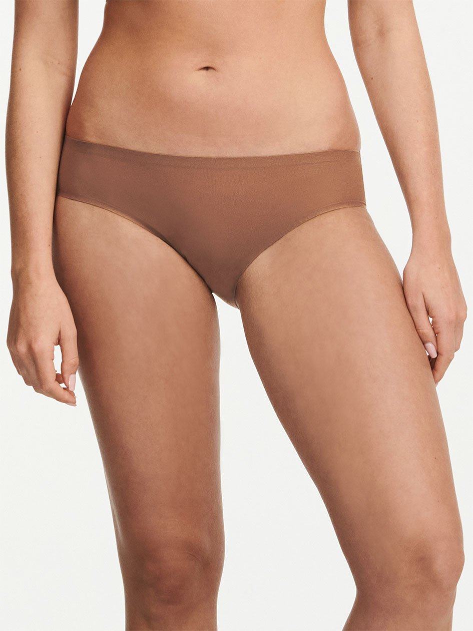 Brown Chantelle SoftStretch Women Bikini Panty | OCV4230VH