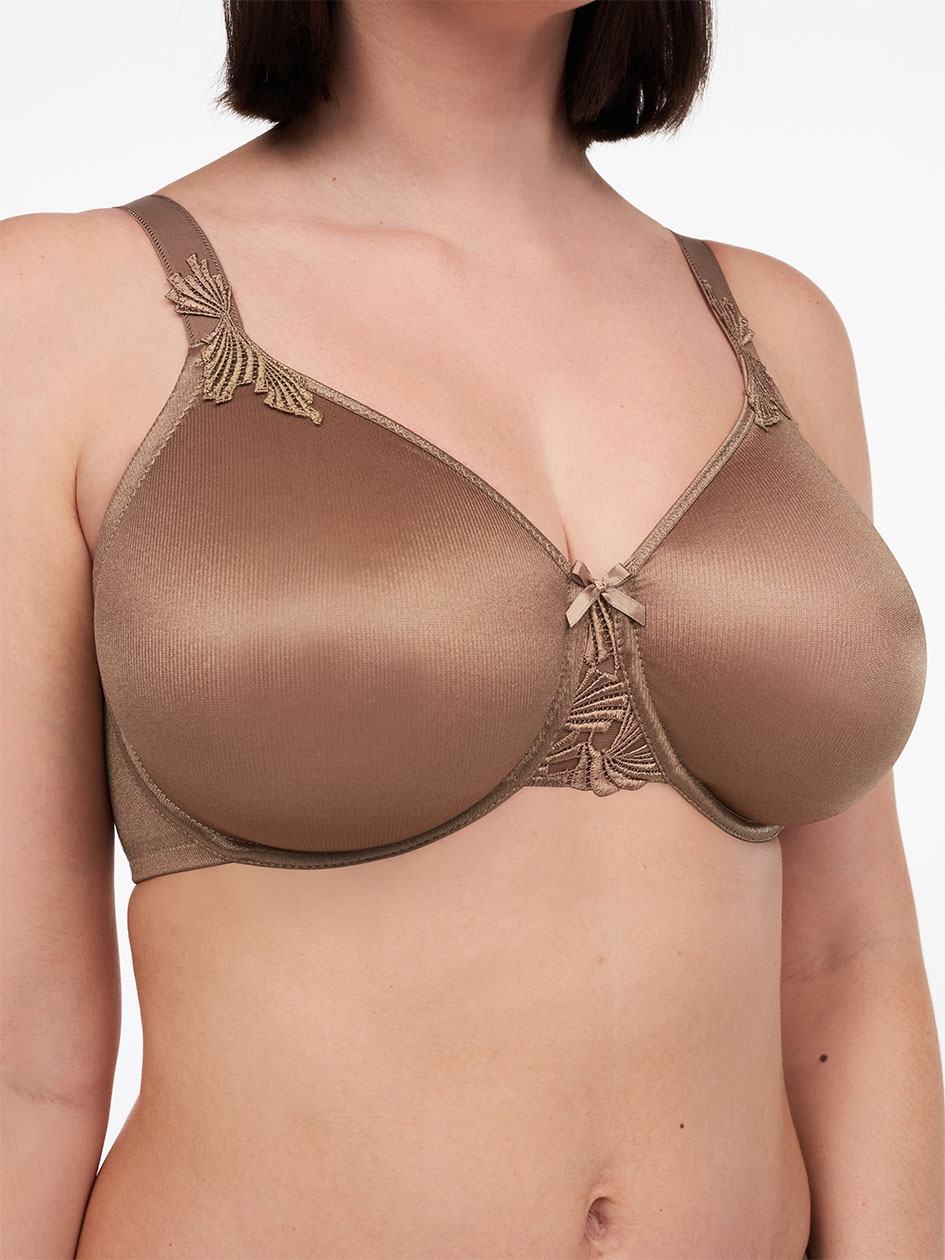 Chocolate Chantelle Hedona Seamless Minimizer Women Unlined Bra | PUD8563AM