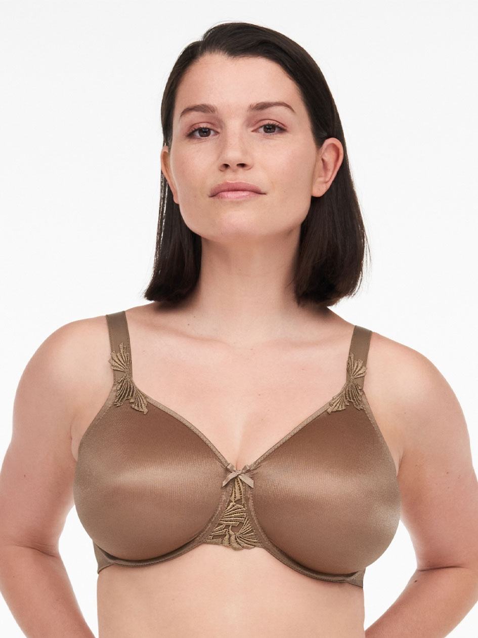 Chocolate Chantelle Hedona Seamless Minimizer Women Unlined Bra | PUD8563AM