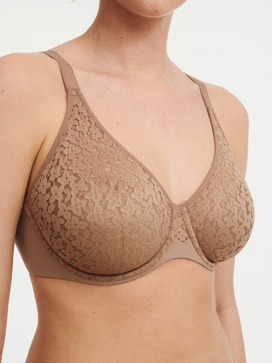 Coffee Chantelle Norah Comfort Underwire Women Bras | NCA280TA