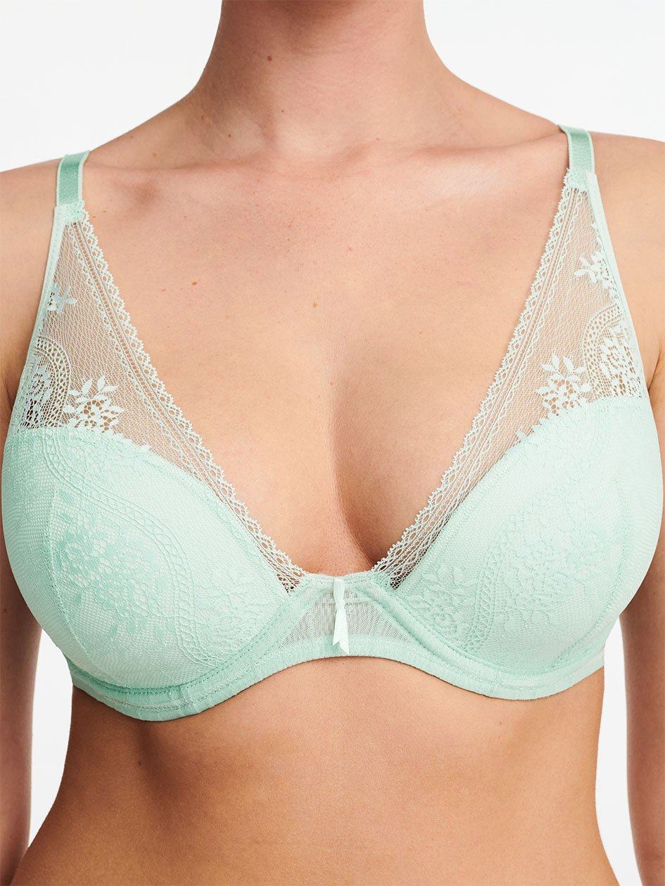 Green Chantelle Maddie Plunge Women T-Shirt Bra | SGI4177ZL