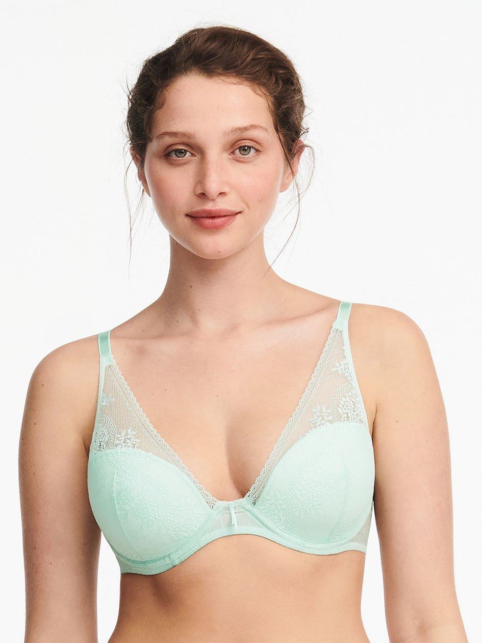 Green Chantelle Maddie Plunge Women T-Shirt Bra | SGI4177ZL