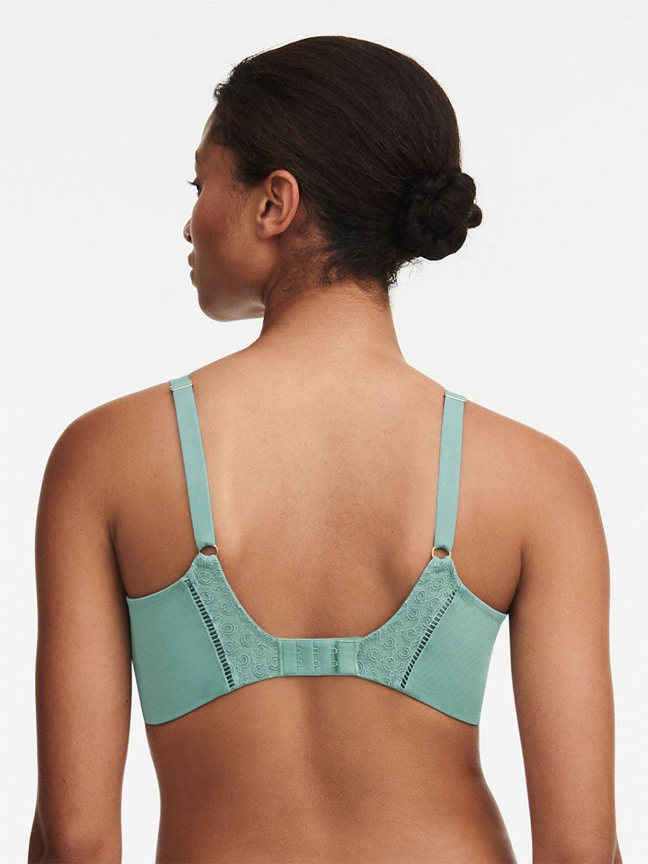 Green Chantelle Monogram Plunge Women Unlined Bra | JOD4986IW