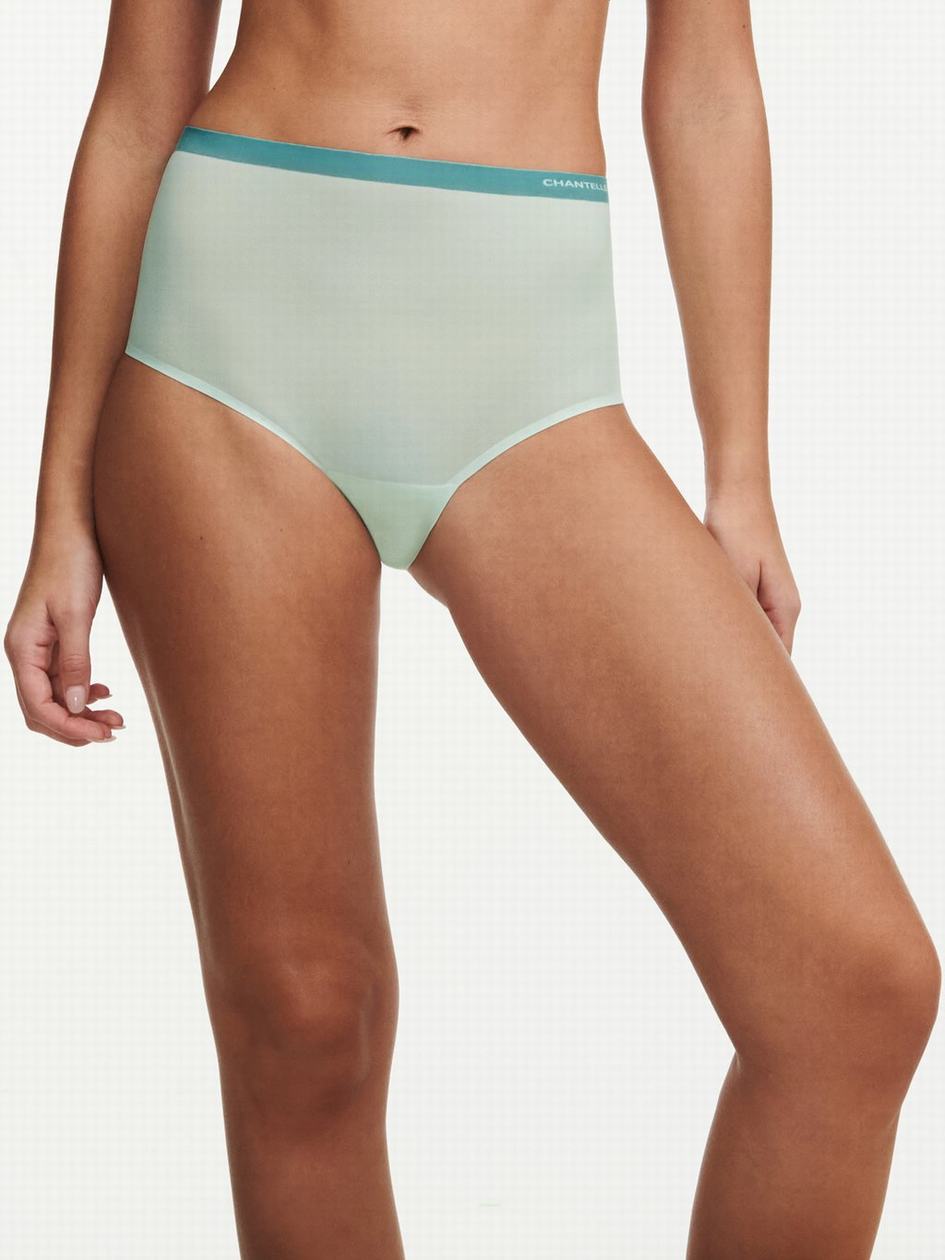 Green Chantelle SoftStretch Women Briefs | AMH18ID