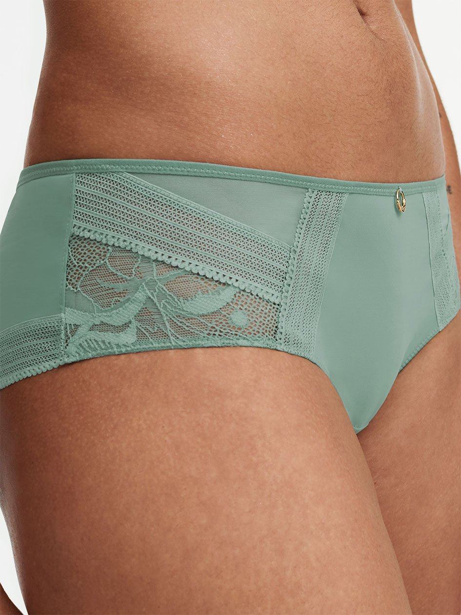 Green Chantelle True Lace Women Hipster Panty | BFK342QK