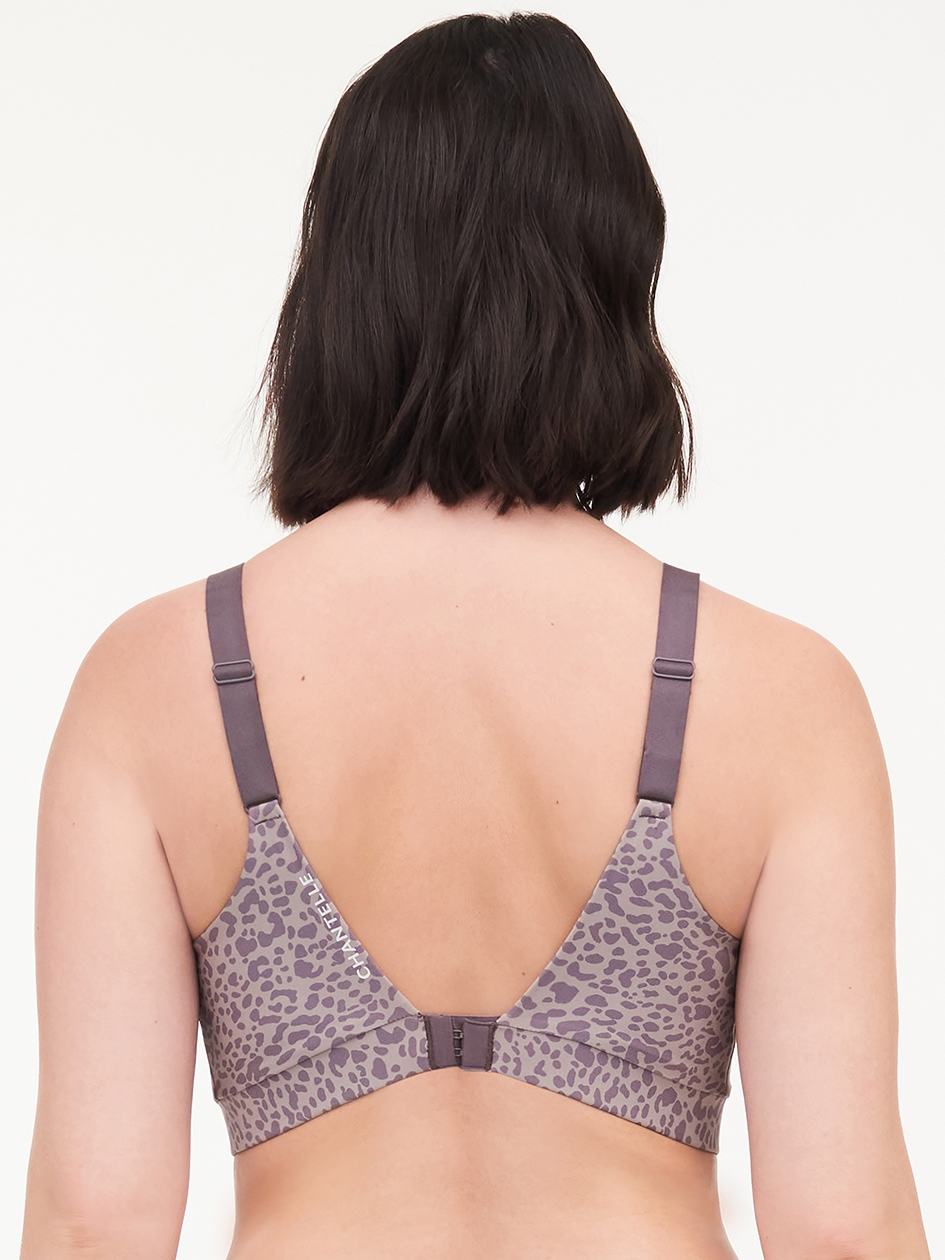 Grey Brown Leopard Chantelle Everyday Sport Eco Comfort Low Impact Women Bra | LGW269DV