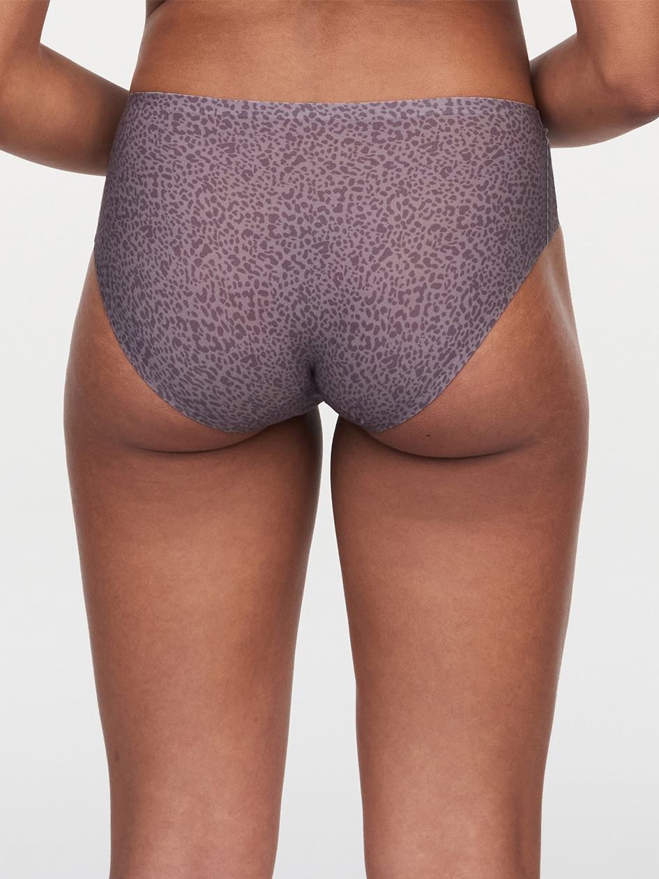 Grey Brown Leopard Chantelle SoftStretch Women Hipster Panty | GAV1115SB