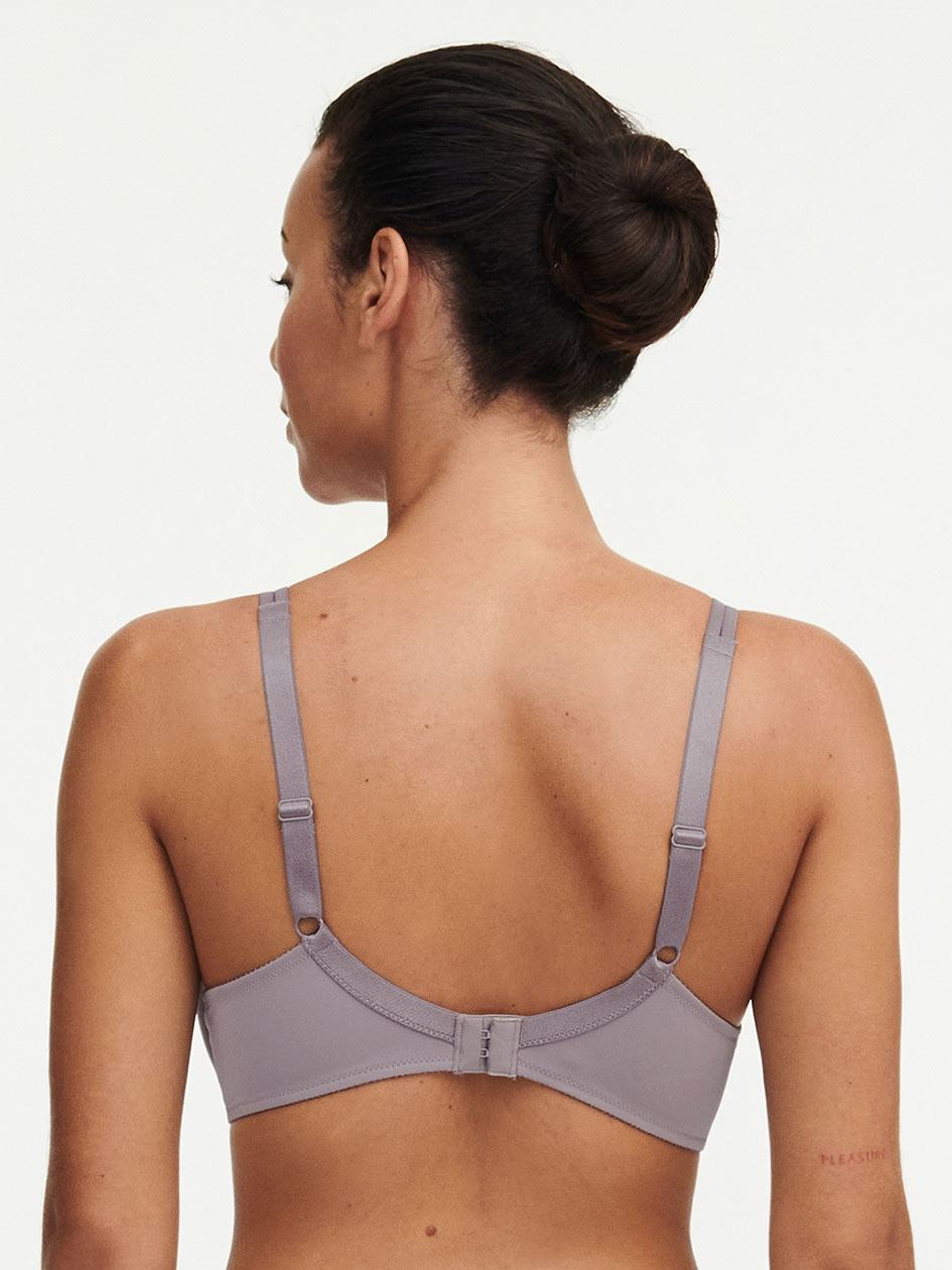 Grey Chantelle Basic Invisible Smooth Support Women T-Shirt Bra | YQL449NB