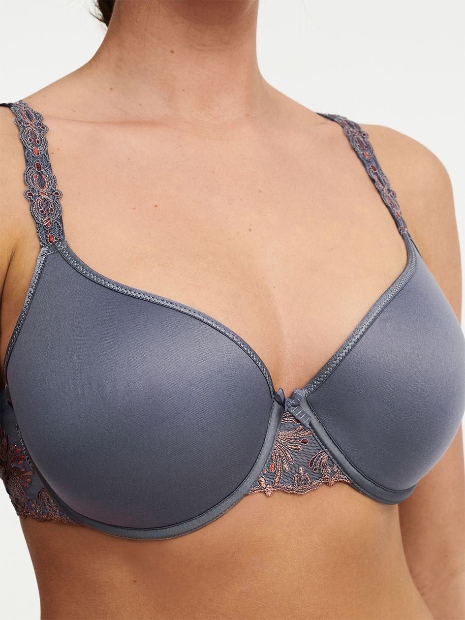 Grey Chantelle Champs Elysees Smooth Custom Fit Women Bras | SBT9847ZE