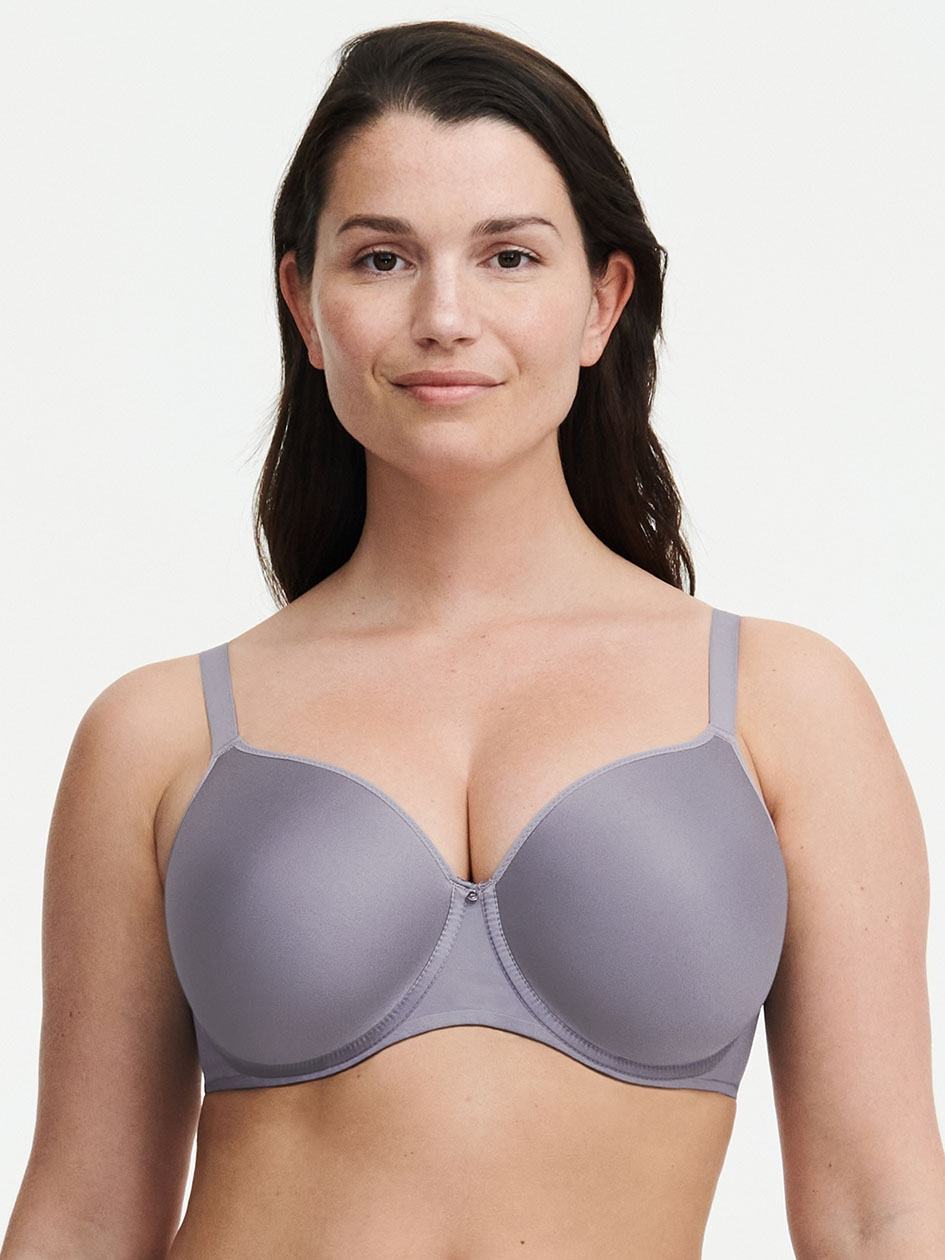 Grey Chantelle Comfort Chic Full Coverage Custom Fit Women Bras | XTW10069YL