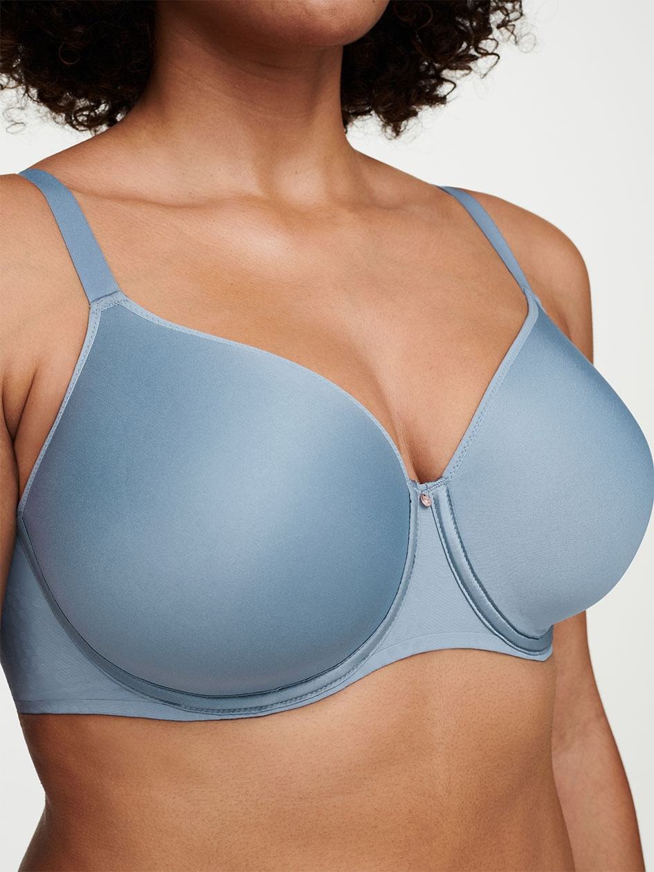 Grey White Chantelle Comfort Chic Full Coverage Custom Fit Women Bras | UQZ6340VA