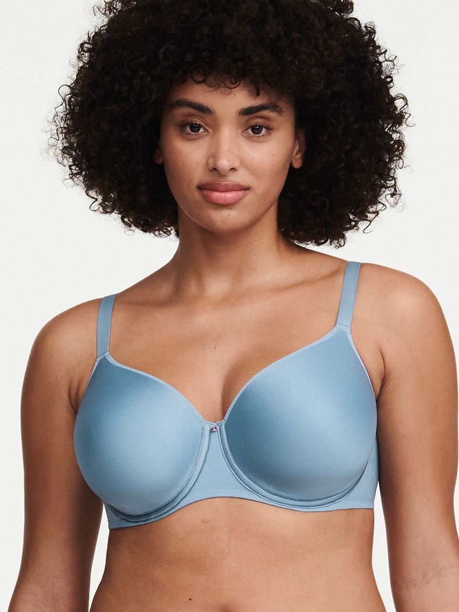 Grey White Chantelle Comfort Chic Full Coverage Custom Fit Women Bras | UQZ6340VA