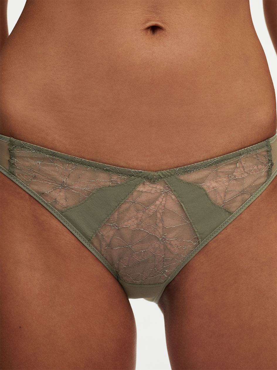 Khaki Green Chantelle Spark Women Bikini Panty | ZNE4833CP