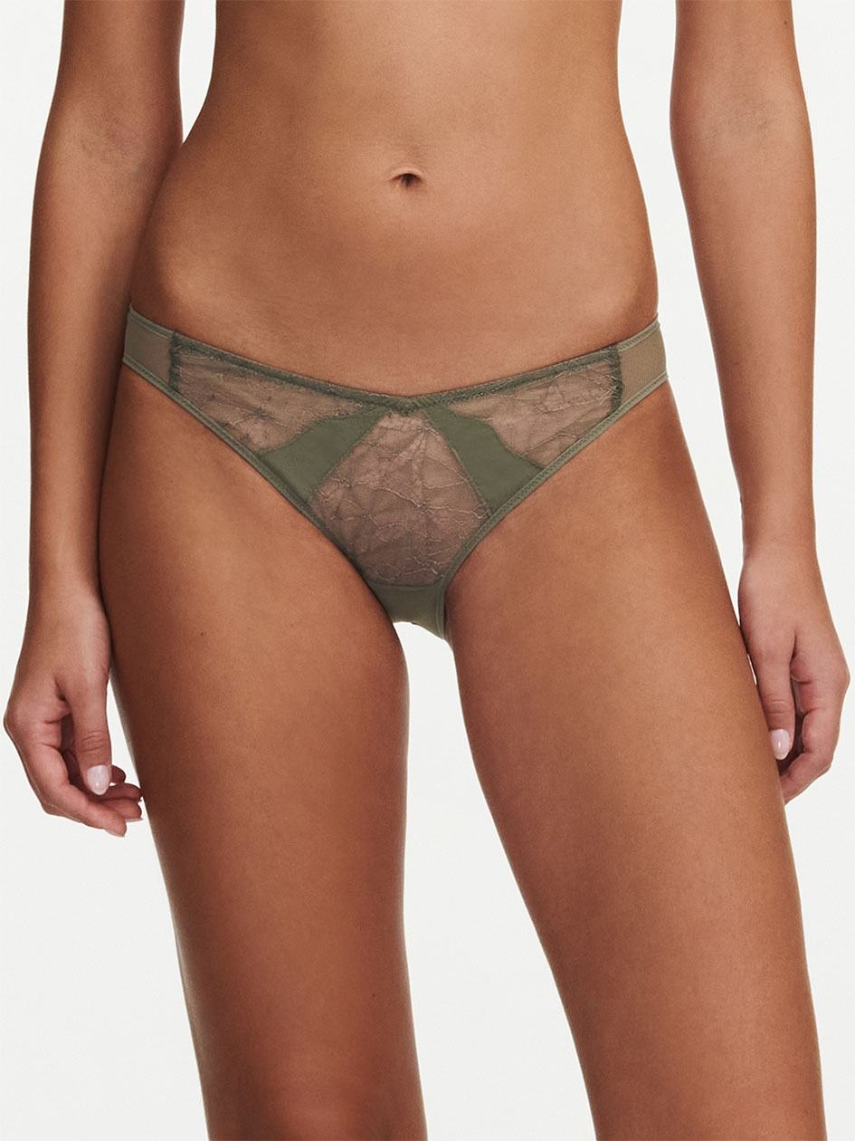 Khaki Green Chantelle Spark Women Bikini Panty | ZNE4833CP