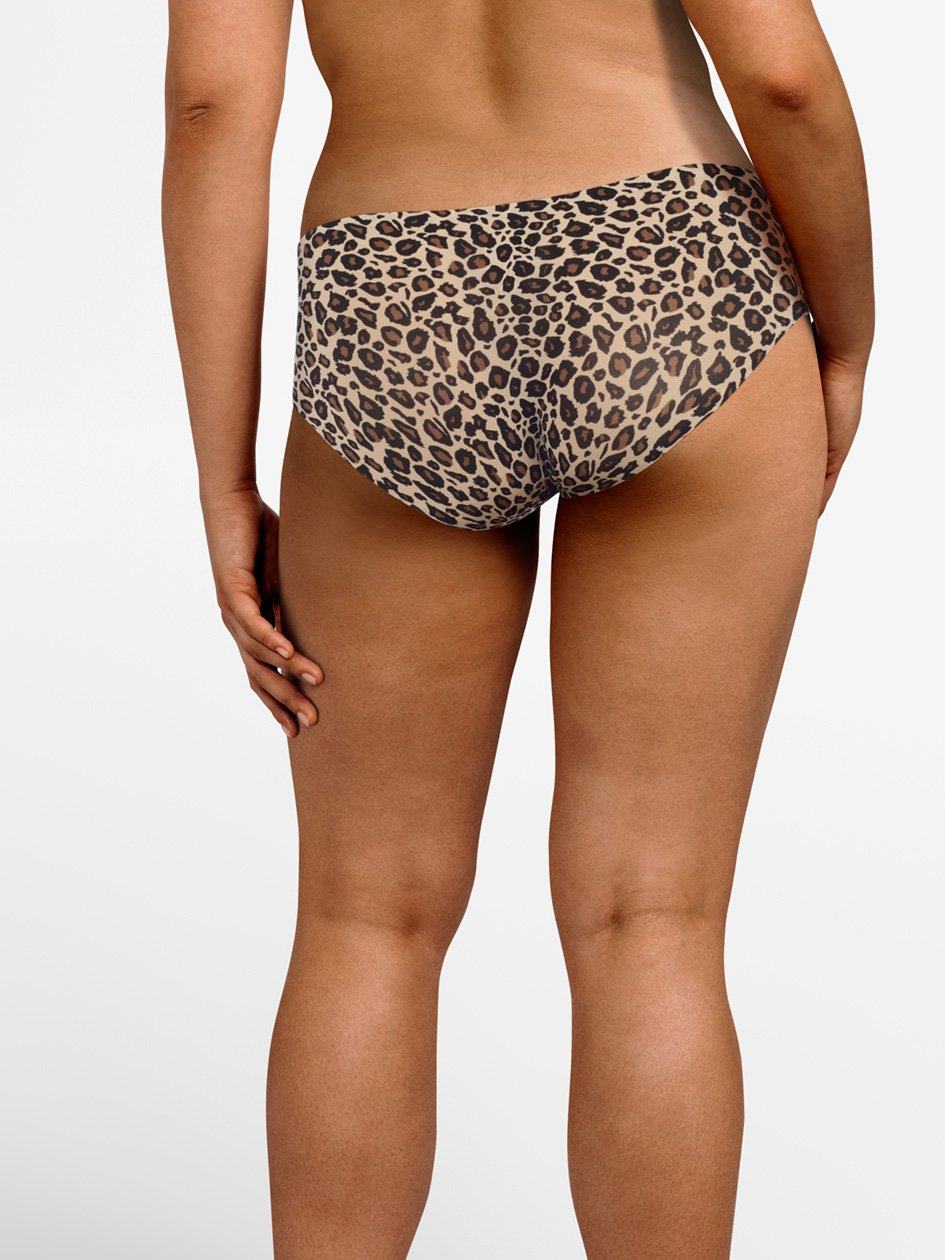 Leopard Beige Chantelle SoftStretch Women Hipster Panty | NEG190JT