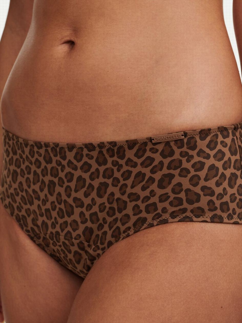 Leopard Chantelle Essential Leakproof Women Briefs | NFJ4733WK