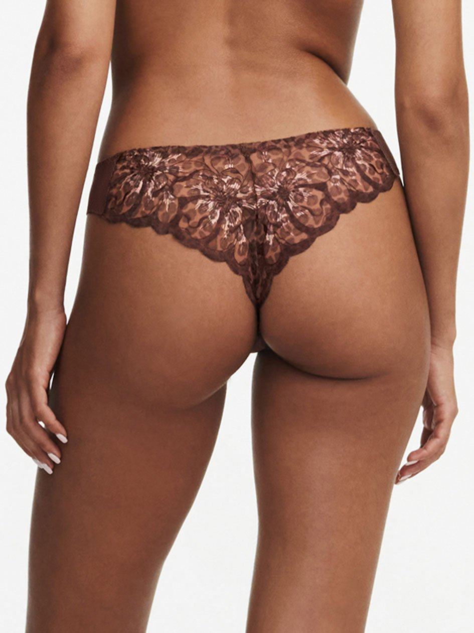 Leopard Chantelle Fleurs Women Thong Panty | YED742XO