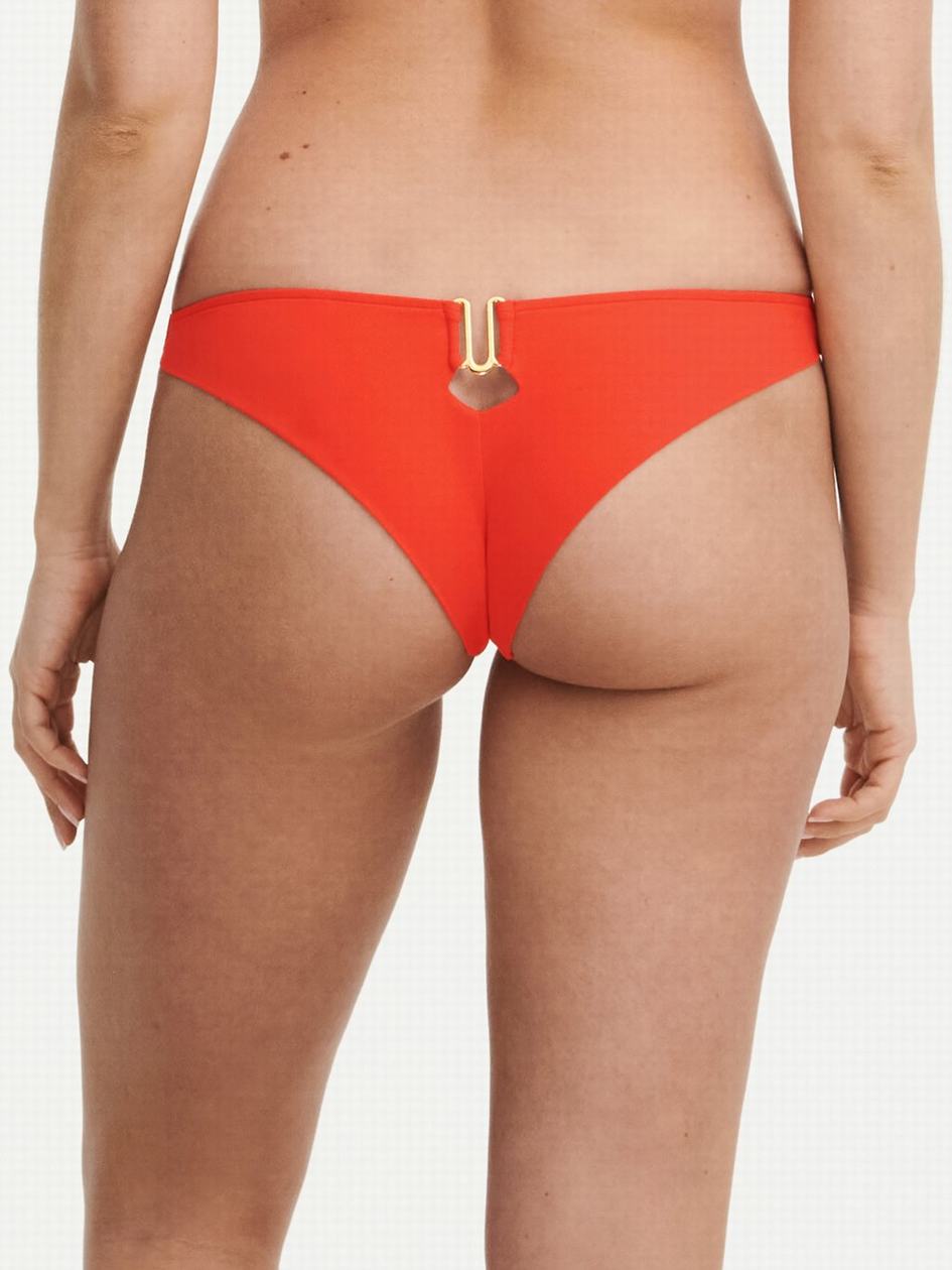 Light Orange Chantelle Glow Swim Women Bikini Bottoms | LMT3025MJ