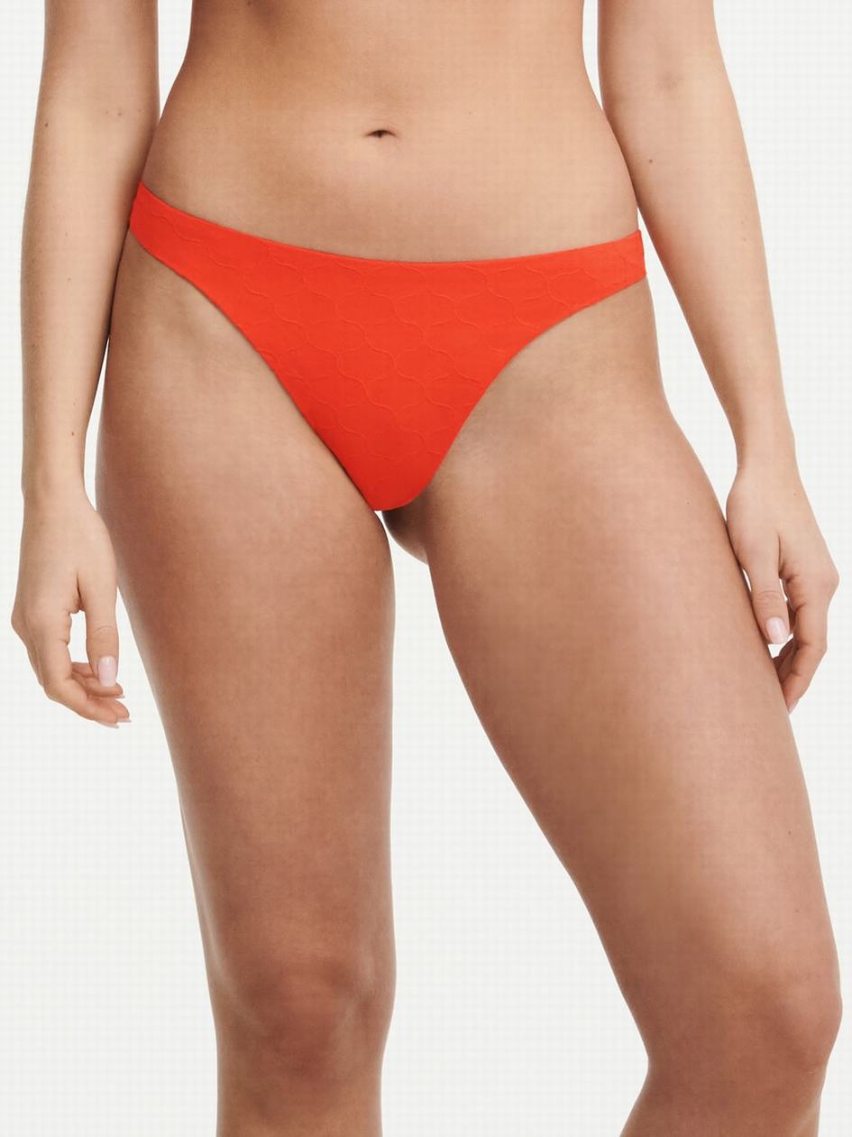 Light Orange Chantelle Glow Swim Women Bikini Bottoms | LMT3025MJ