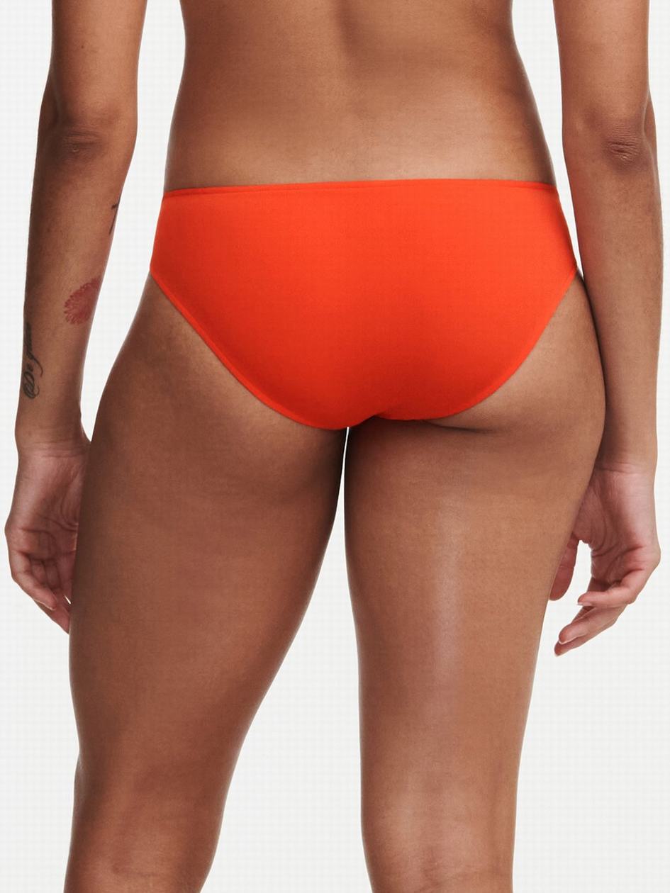 Light Orange Chantelle Glow Swim Women Bikini Bottoms | GZK6345FU