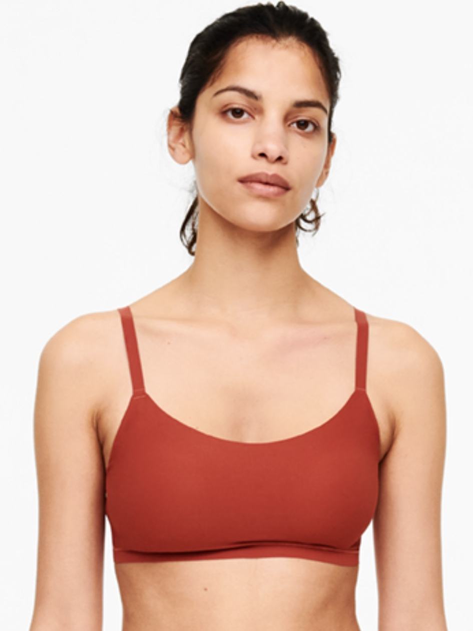 Orange Chantelle SoftStretch Scoop Padded Women Bralettes | BHQ3562YN