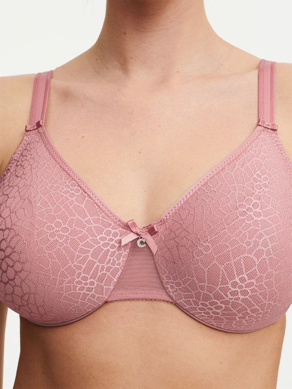 Pink Chantelle C Magnifique Seamless Minimizer Women Unlined Bra | LLU7517EA