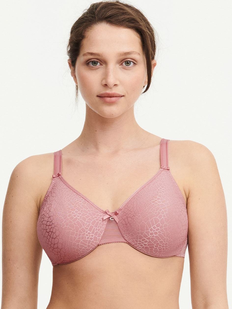 Pink Chantelle C Magnifique Seamless Minimizer Women Unlined Bra | LLU7517EA