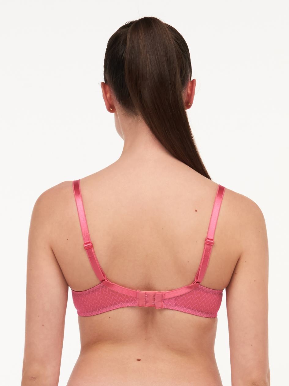 Pink Chantelle Manhattan Plunge Women T-Shirt Bra | ENR10069ZZ