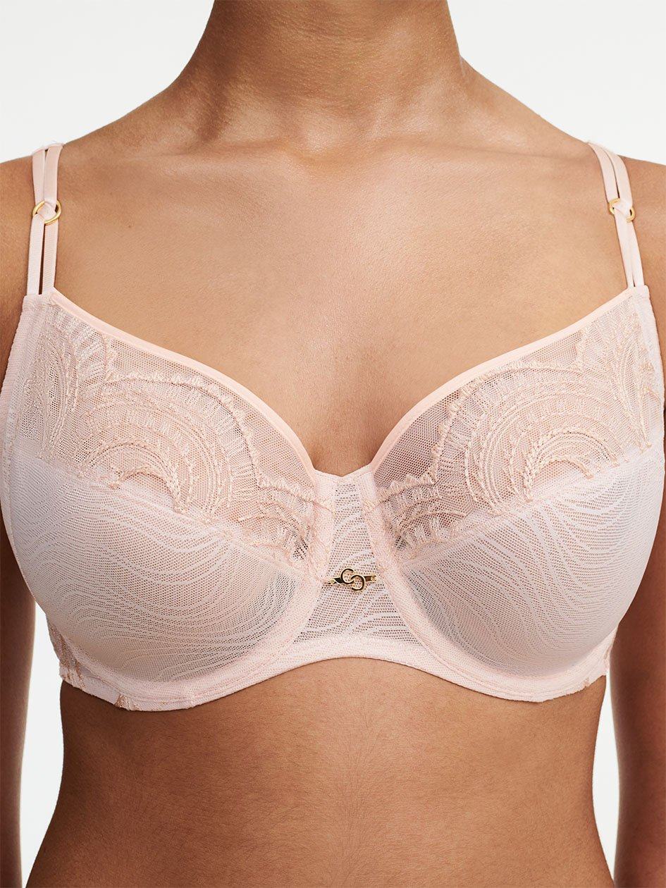 Pink Chantelle Mystic Dream Lace Full Coverage Women Unlined Bra | SZW1425BI