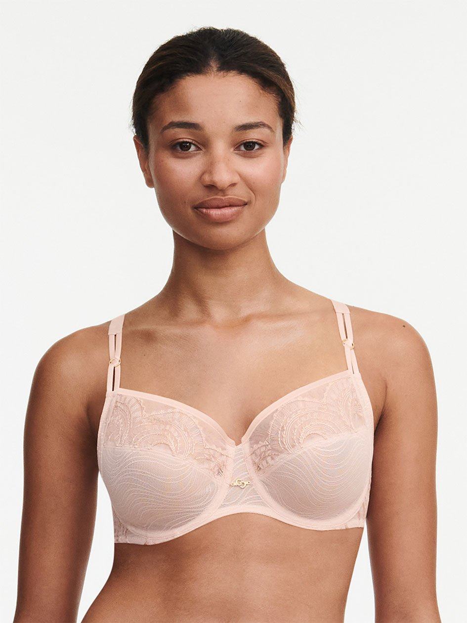 Pink Chantelle Mystic Dream Lace Full Coverage Women Unlined Bra | SZW1425BI