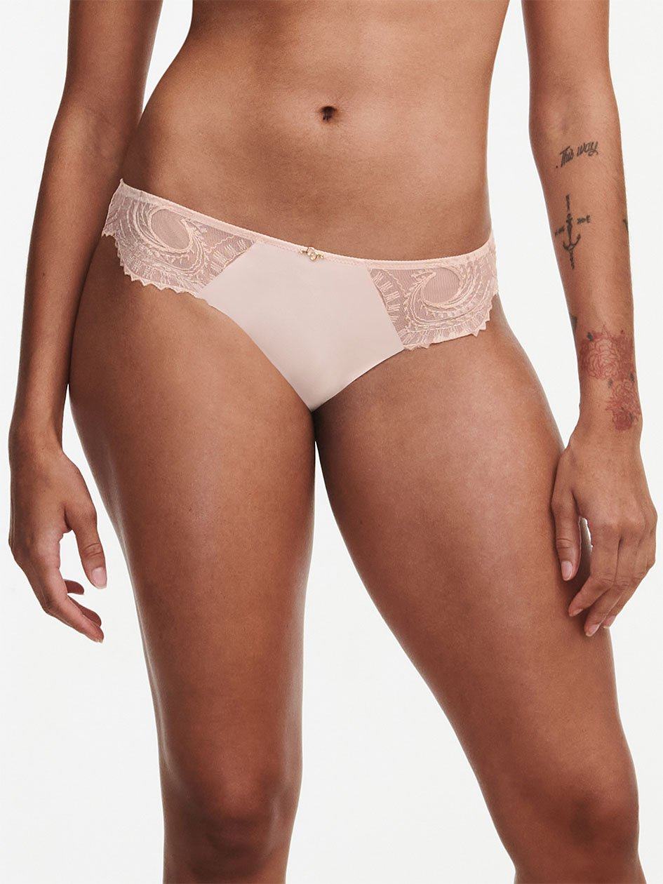 Pink Chantelle Mystic Dream Lace Women Bikini Bottoms | SOL1441FT