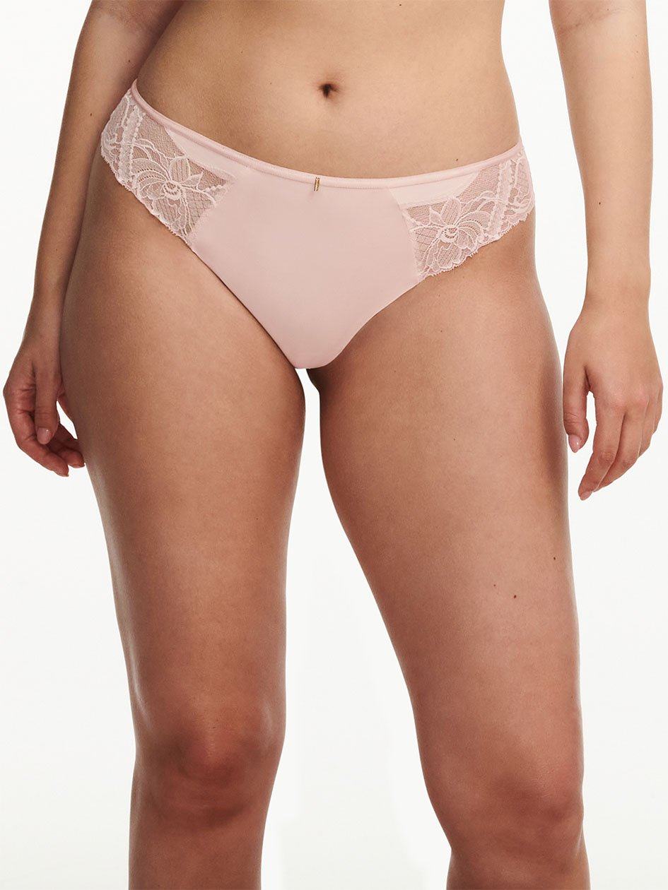 Pink Chantelle Orangerie Dream Women Thong Panty | PHY8369QZ